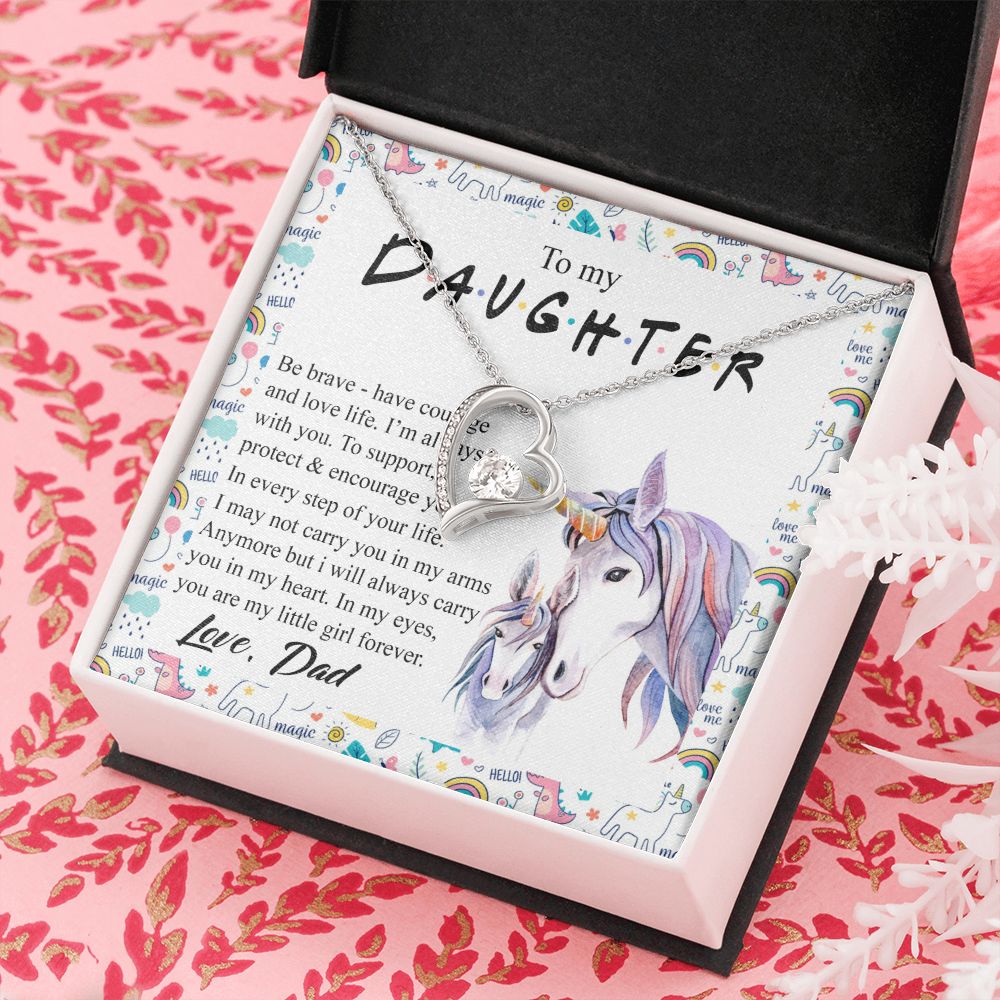 Mother Daughter Gift Ideas, To My Daughter Gift Necklace from Mom, Jewelry Pendant Present for Daughter, Birthday Christmas Gift Graduation Gifts for Daughters, Mother and Daughter Necklace 22 Forever Love Necklace