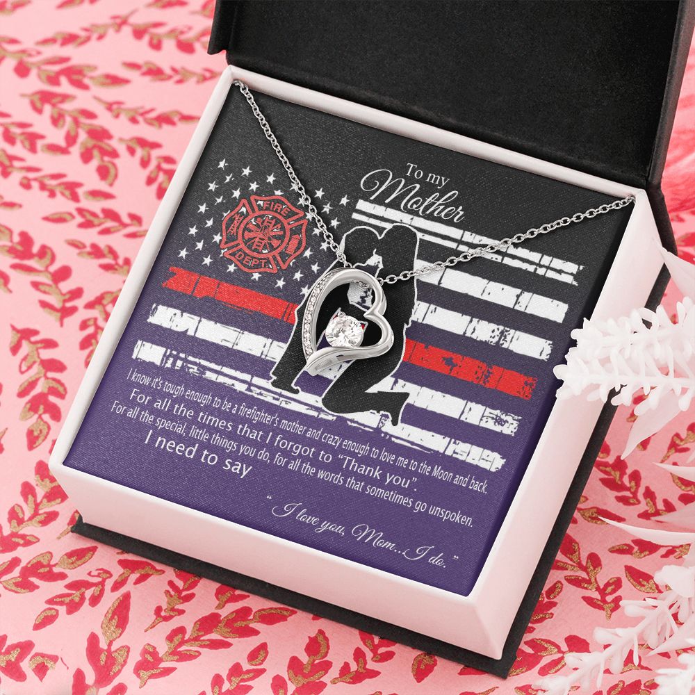 Mom Necklace Gifts for Mom from Daughter to Mom Gifts for Mothers Day from Daughter, To My Mom Necklace from Daughter to Mom Birthday Gifts Necklace with Message Card and Gift Box2233 Forever Love Necklace