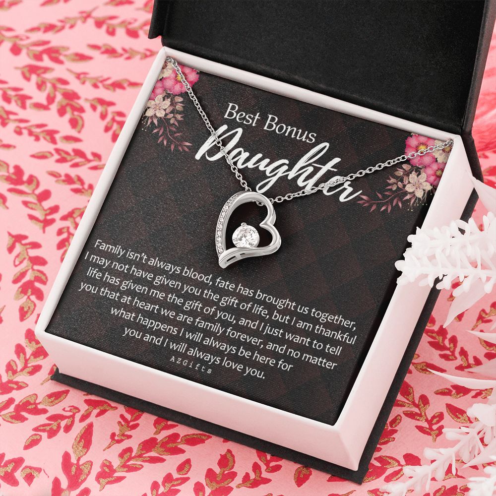 Daughter In Law Gifts Ideas, Daughter In Law Necklace, Gifts For Future Daughter In Law, Daughter In Law Birthday Gifts, Daughter-in-law Gifts From Mother In Law, Birthday Gifts For Daughter1 Forever Love Necklace