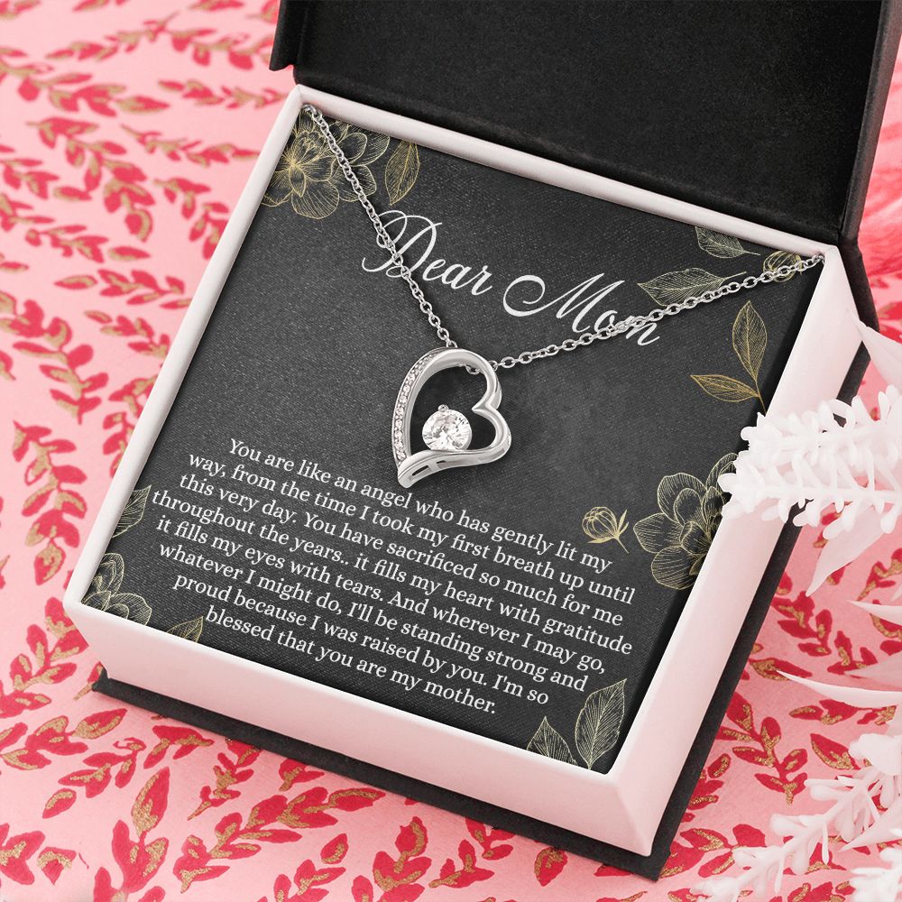 Mothers Day Gifts From Son Daughter Kids Gifts For Mom Birthday Unique Mothers Day Necklace Gift Idea Sentimental Mom Christmas Present Forever Love Necklace