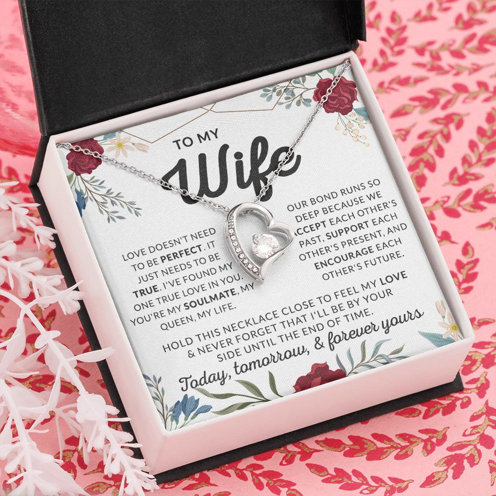 Eternal Hope Necklace To My Wife Gift, Necklace gift for her, Valentine's day 175138888386 Forever Love Necklace