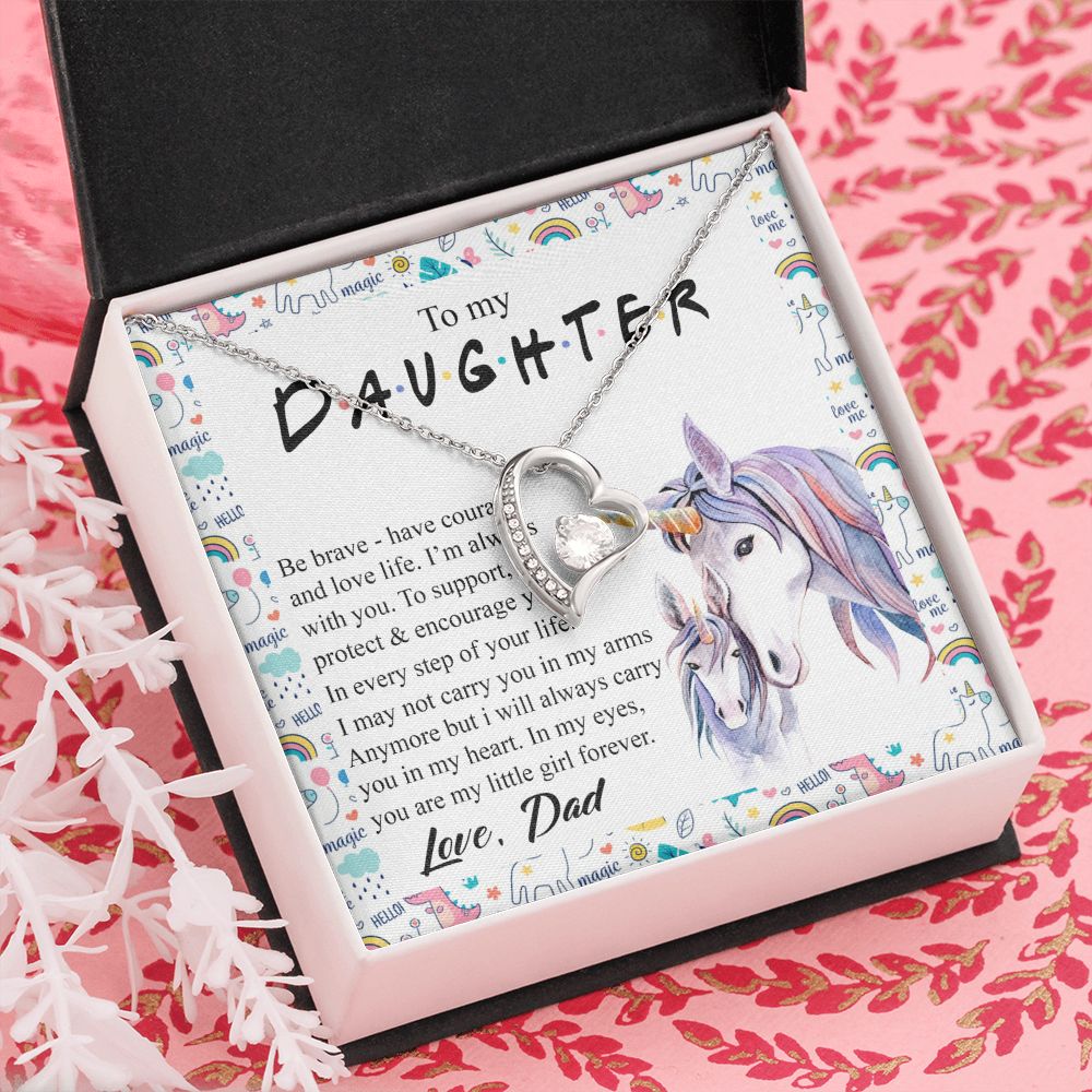 Mother Daughter Gift Ideas, To My Daughter Gift Necklace from Mom, Jewelry Pendant Present for Daughter, Birthday Christmas Gift Graduation Gifts for Daughters, Mother and Daughter Necklace 22 Forever Love Necklace
