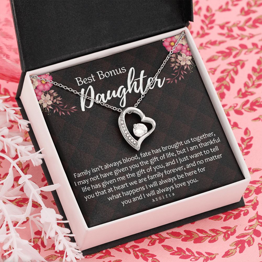 Daughter In Law Gifts Ideas, Daughter In Law Necklace, Gifts For Future Daughter In Law, Daughter In Law Birthday Gifts, Daughter-in-law Gifts From Mother In Law, Birthday Gifts For Daughter1 Forever Love Necklace