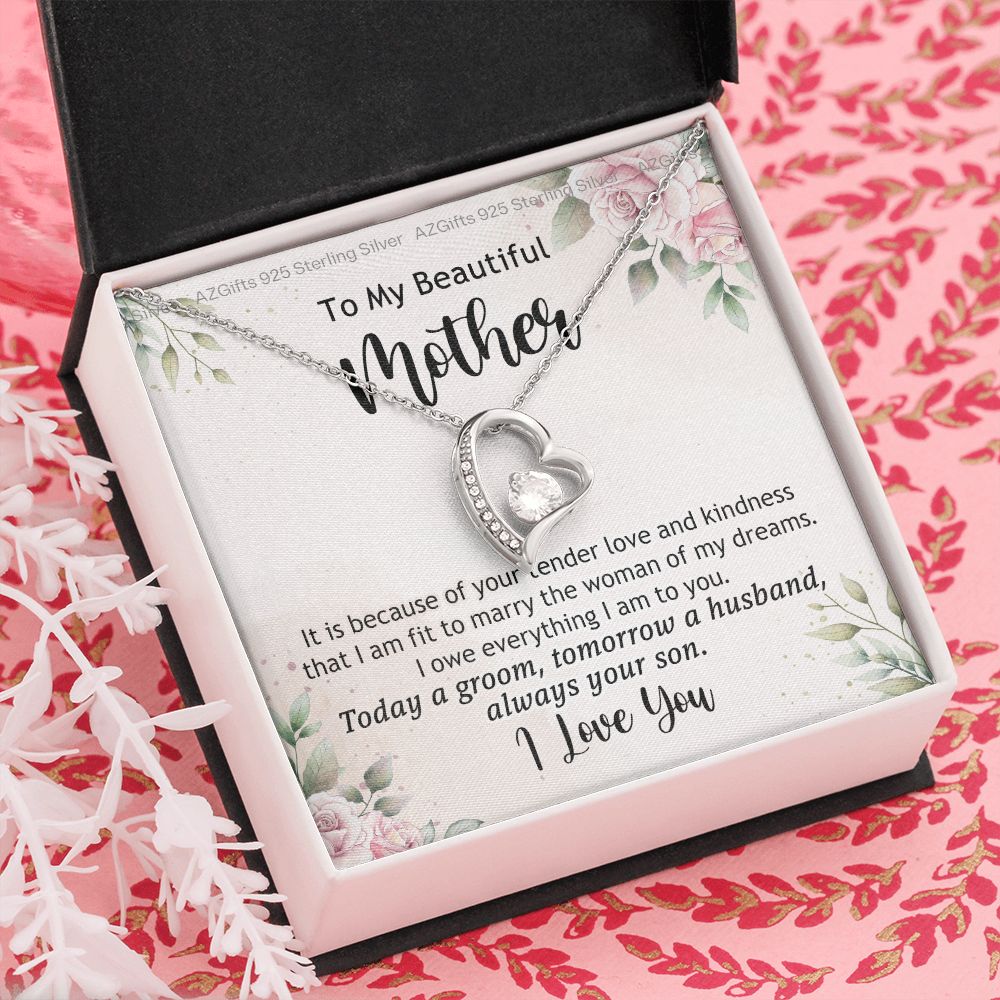 Mother Of The Groom Gift, Mother Of The Groom, Mother Of The Groom Gifts, Gift For Mother Of The Groom, Mother Of Groom Forever Love Necklace