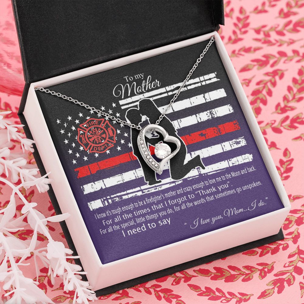 Mom Necklace Gifts for Mom from Daughter to Mom Gifts for Mothers Day from Daughter, To My Mom Necklace from Daughter to Mom Birthday Gifts Necklace with Message Card and Gift Box2233 Forever Love Necklace