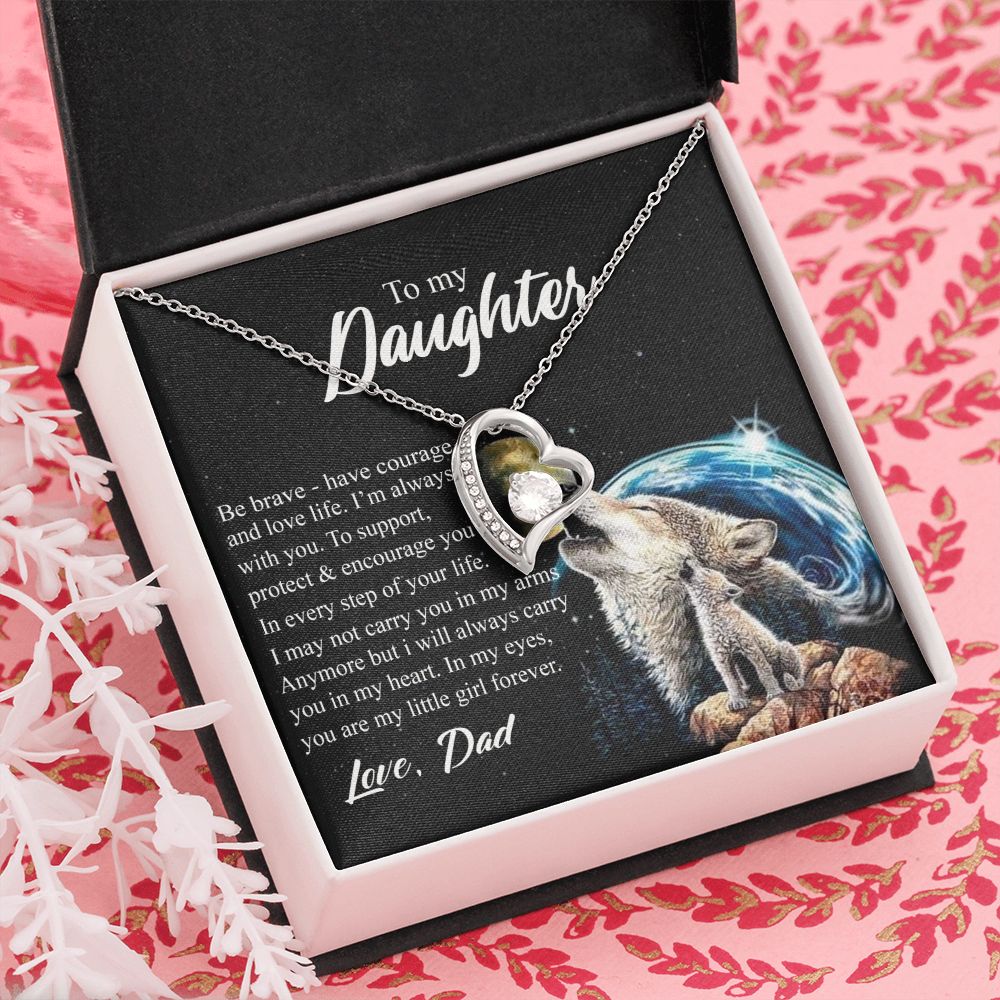 Mother Daughter Gift Ideas, To My Daughter Gift Necklace from Mom, Jewelry Pendant Present for Daughter, Birthday Christmas Gift Graduation Gifts for Daughters, Mother and Daughter Necklace 26 Forever Love Necklace