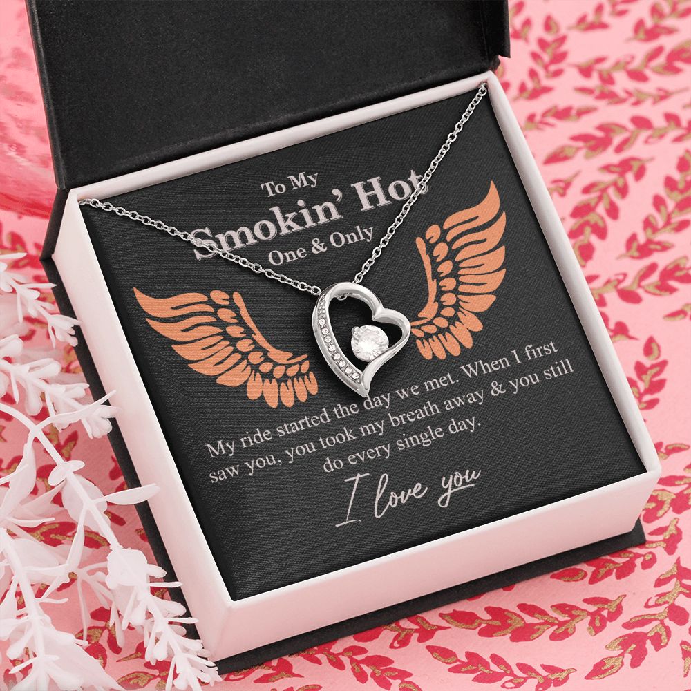 To My Smokin' Hot Necklace Gift One And Only - My Ride Started Alluring Necklace Forever Love Necklace