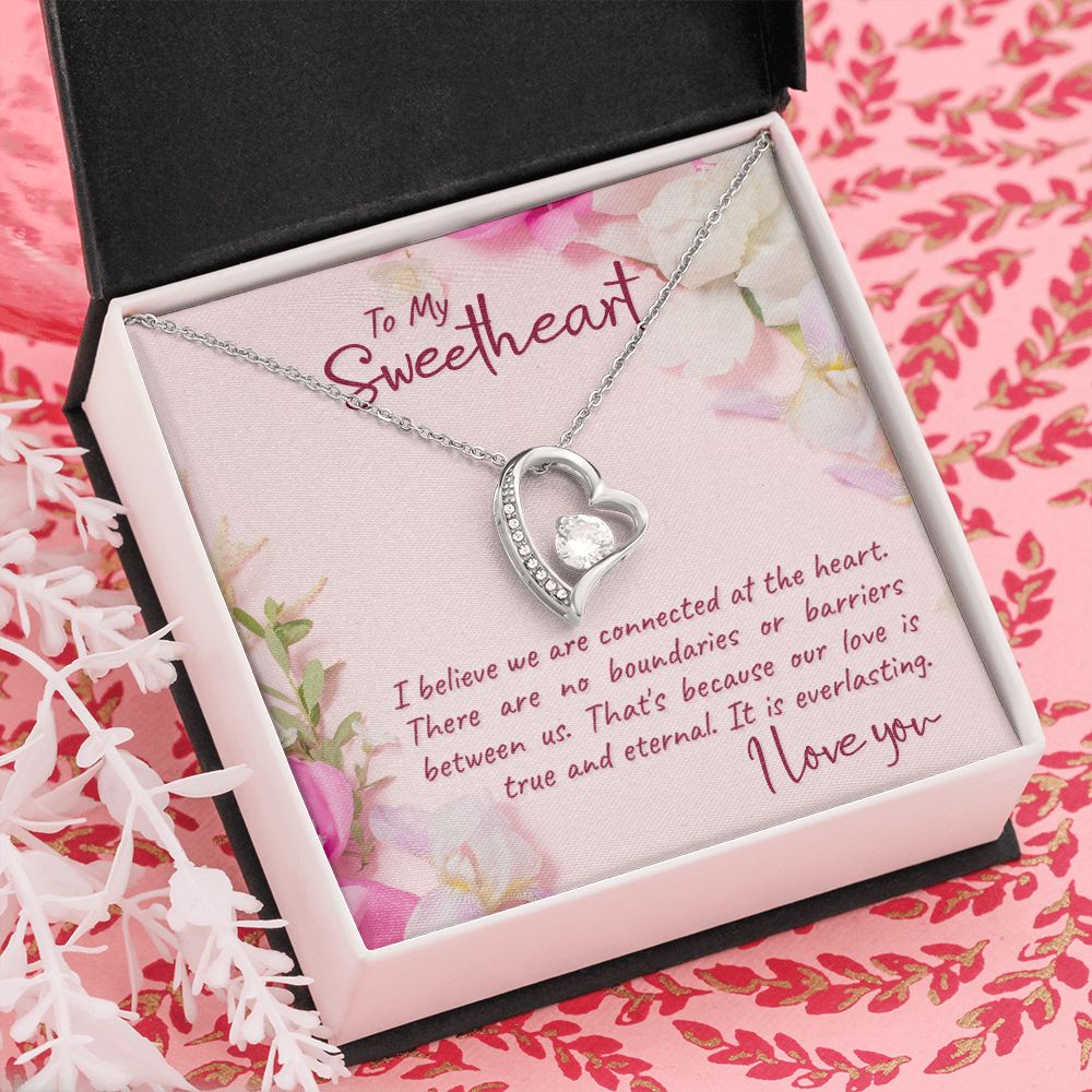 To My Wife Necklace from Husband, Personalized Necklace for Women, Luxury Necklace for Wife from Man Men, Wedding Anniversary Present For Wife, Beautiful Wife Jewelry Christmas Birthday Gift For Wife19 Forever Love Necklace