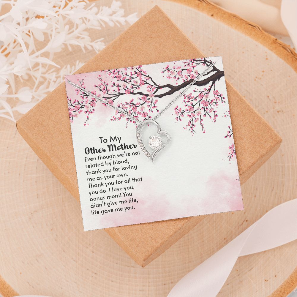 Mother in Law Necklace, Jewelry for Women, Future Mother in Law Gifts from Daughter in Law, Mother of Bride Gifts For Mother in Law, Birthday Gifts For Mother In Law From Daughter In Law15 Forever Love Necklace