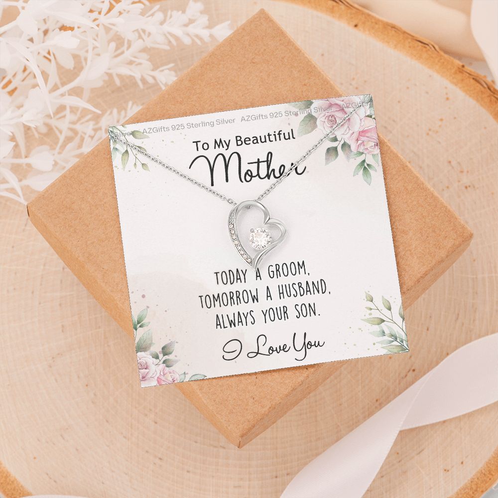 Mother Of The Groom Gift, Mother Of The Groom, Mother Of The Groom Gifts, Gift For Mother Of The Groom, Mother Of Groomw Forever Love Necklace