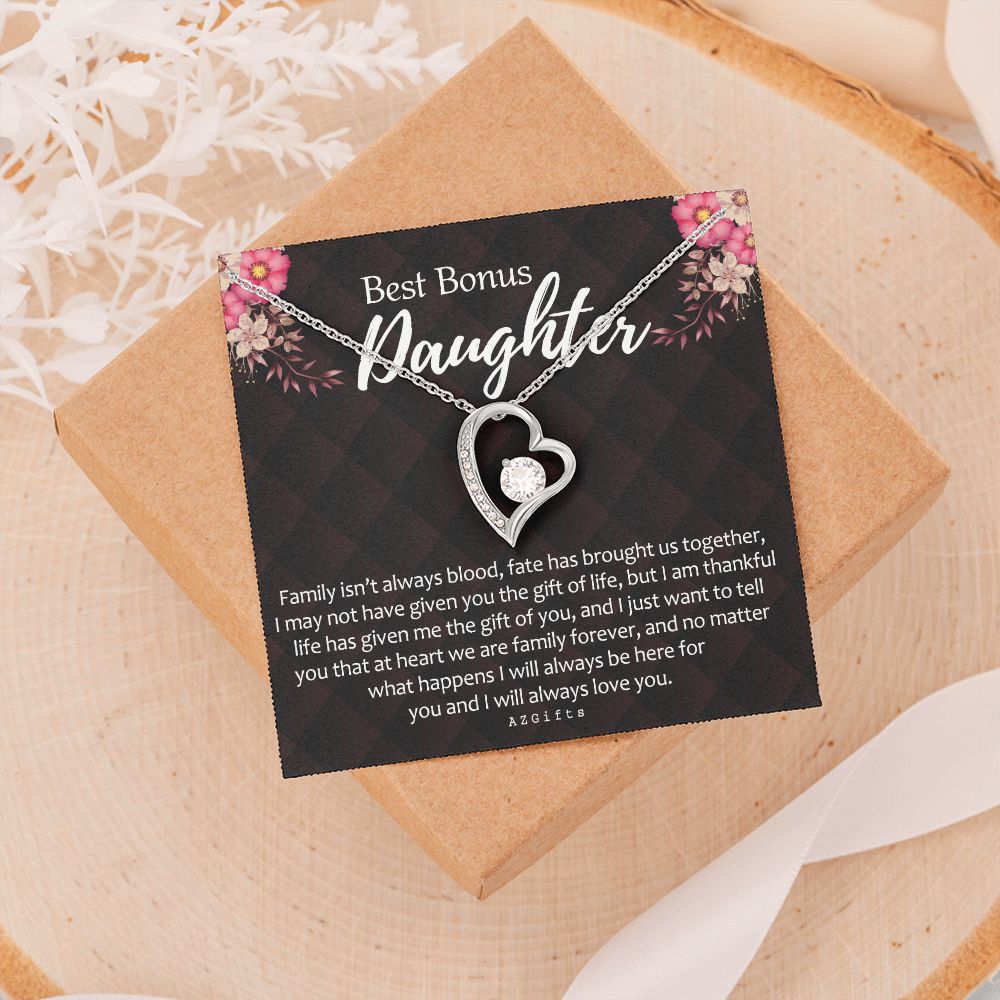 Daughter In Law Gifts Ideas, Daughter In Law Necklace, Gifts For Future Daughter In Law, Daughter In Law Birthday Gifts, Daughter-in-law Gifts From Mother In Law, Birthday Gifts For Daughter1 Forever Love Necklace