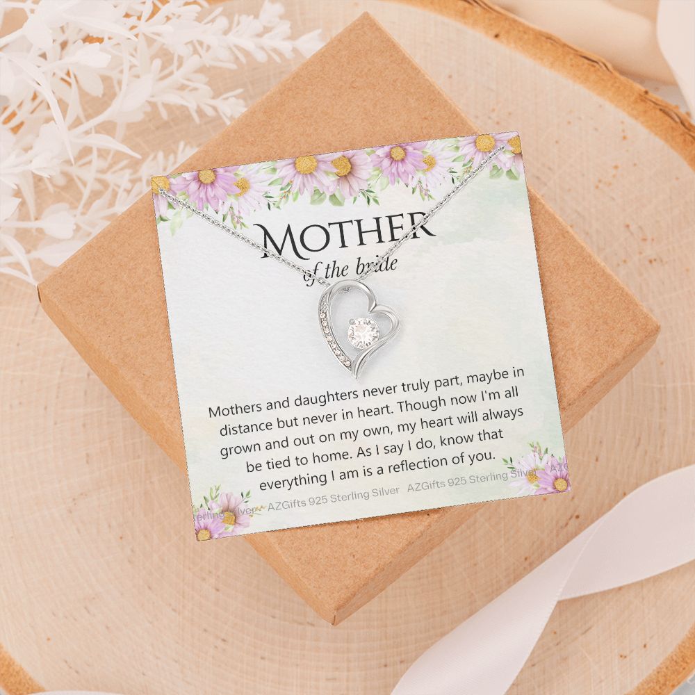 Mother Of The Bride Gift, Mother Of The Bride, Mother Of The Bride Gifts, Gift For Mother Of The Bride, Mother Of Bride Jewelry Forever Love Necklace