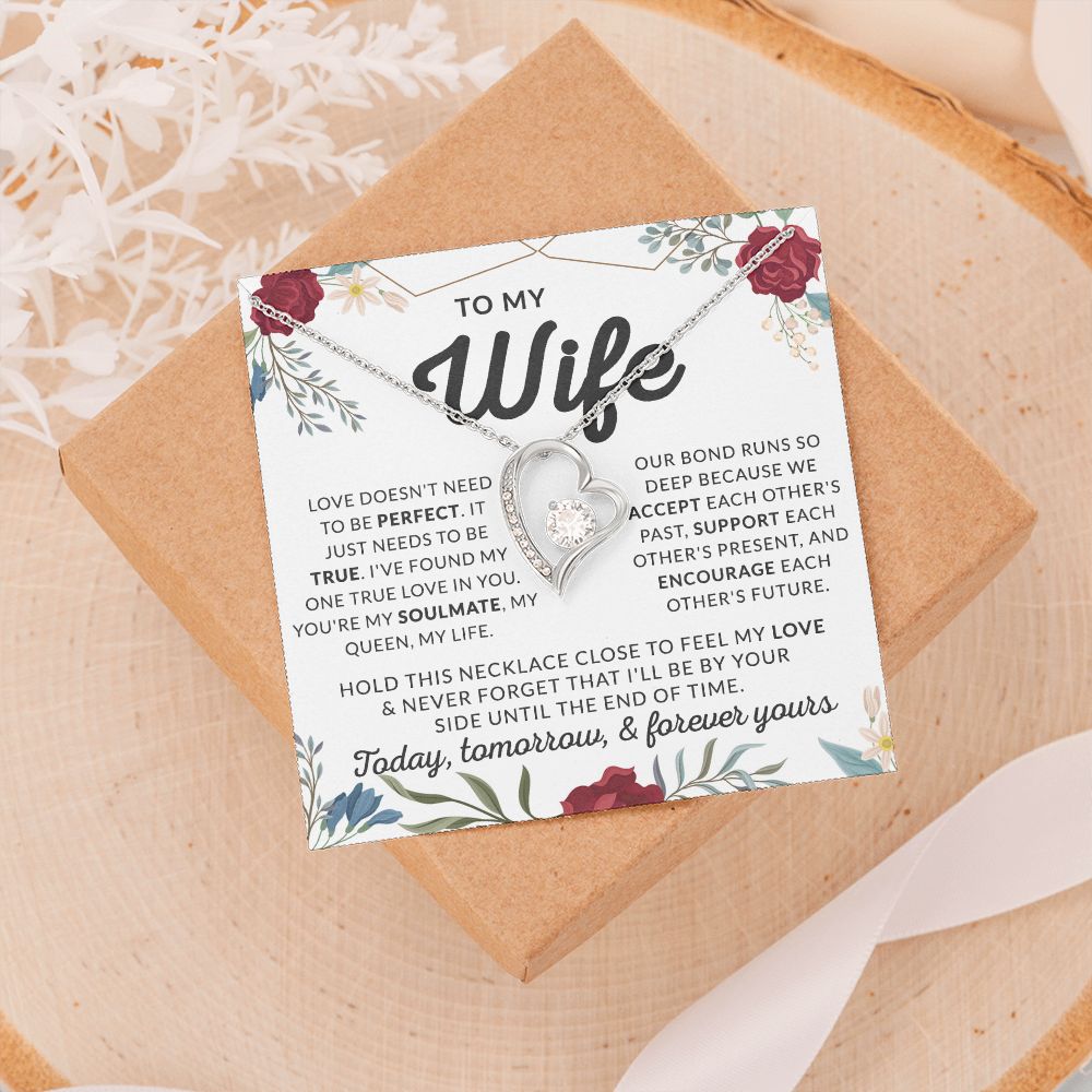 Eternal Hope Necklace To My Wife Gift, Necklace gift for her, Valentine's day 175138888386 Forever Love Necklace