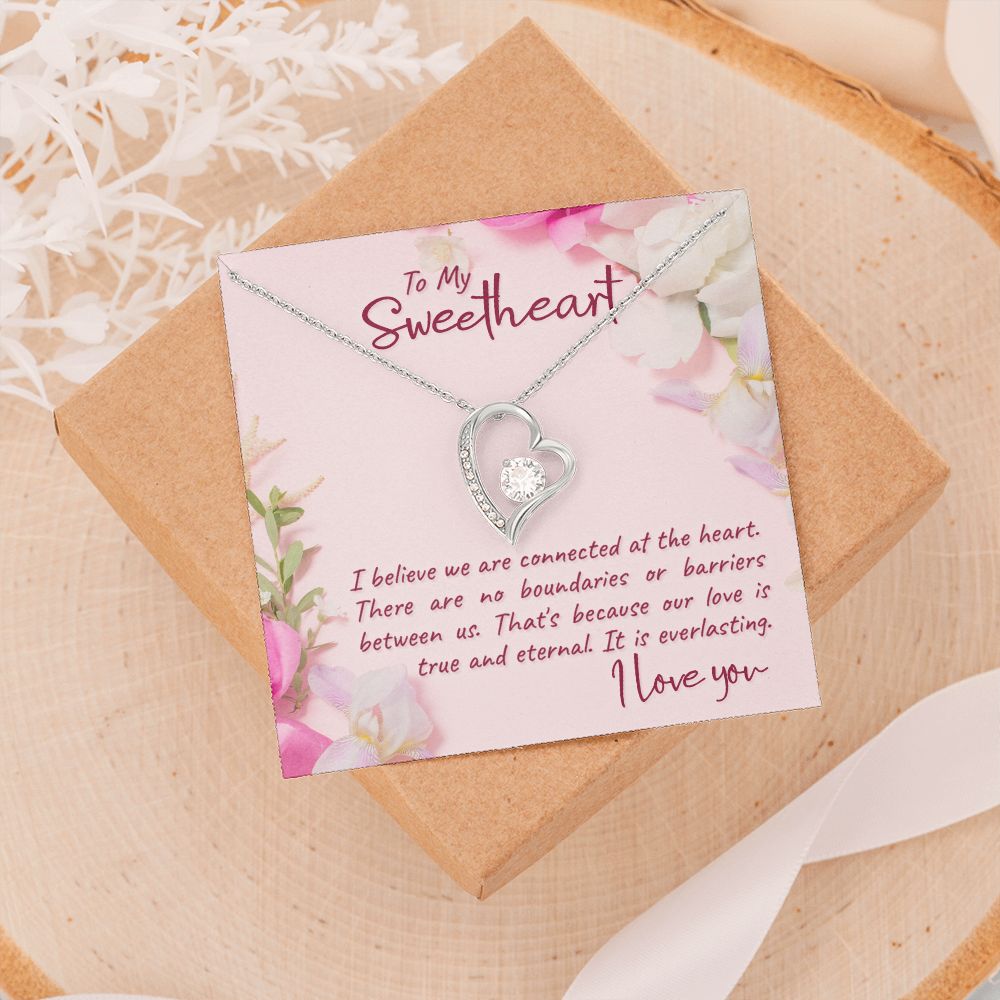 To My Wife Necklace from Husband, Personalized Necklace for Women, Luxury Necklace for Wife from Man Men, Wedding Anniversary Present For Wife, Beautiful Wife Jewelry Christmas Birthday Gift For Wife19 Forever Love Necklace