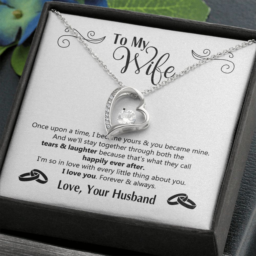 To My Wife Gift Necklace For Wife Anniversary For Wife Romantic Gifts For Her 175125613050 Forever Love Necklace