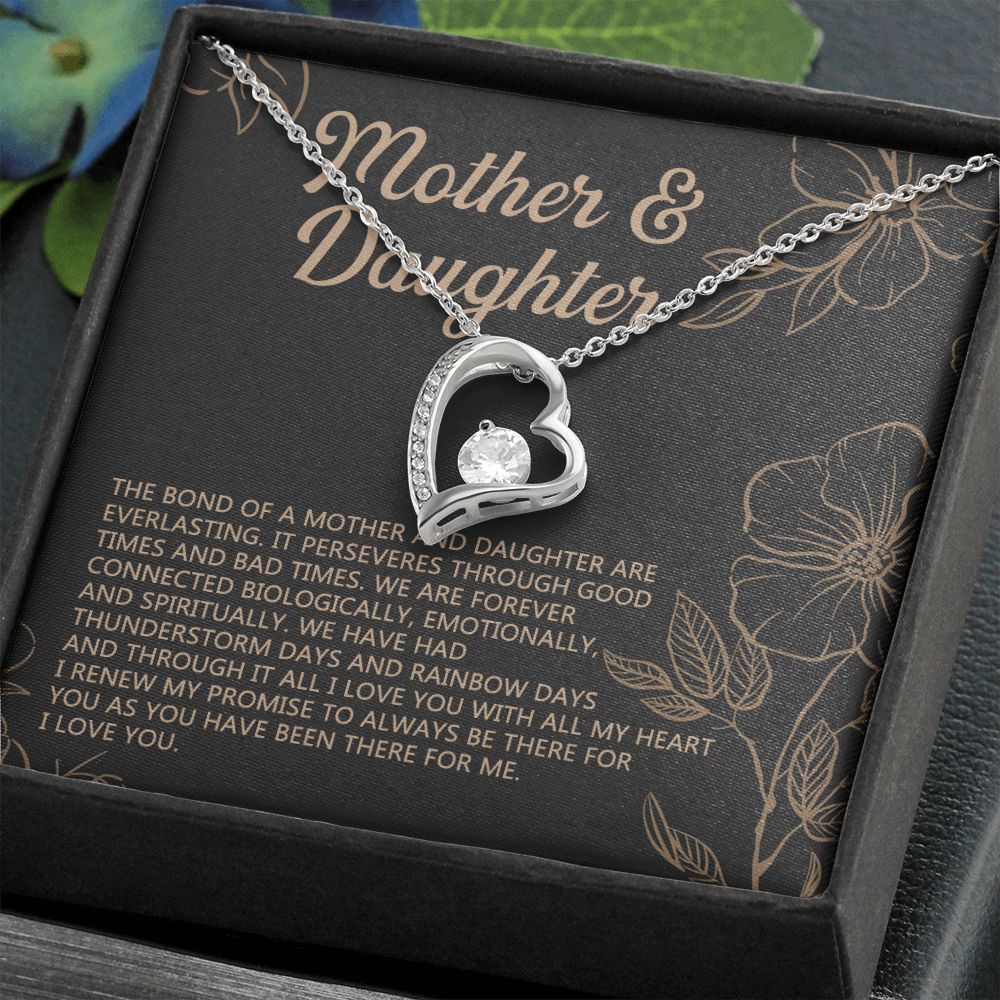Mother Daughter Necklace Mothers day Necklace Mother Daughter Gift Mother Daughter Jewelry Gift For Daughter From Mom Daughter Mother Forever Love Necklace