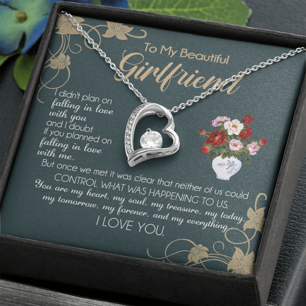To My Girlfriend Necklace Valentine Gift From Boyfriend Necklace for Girlfriend 175077747792