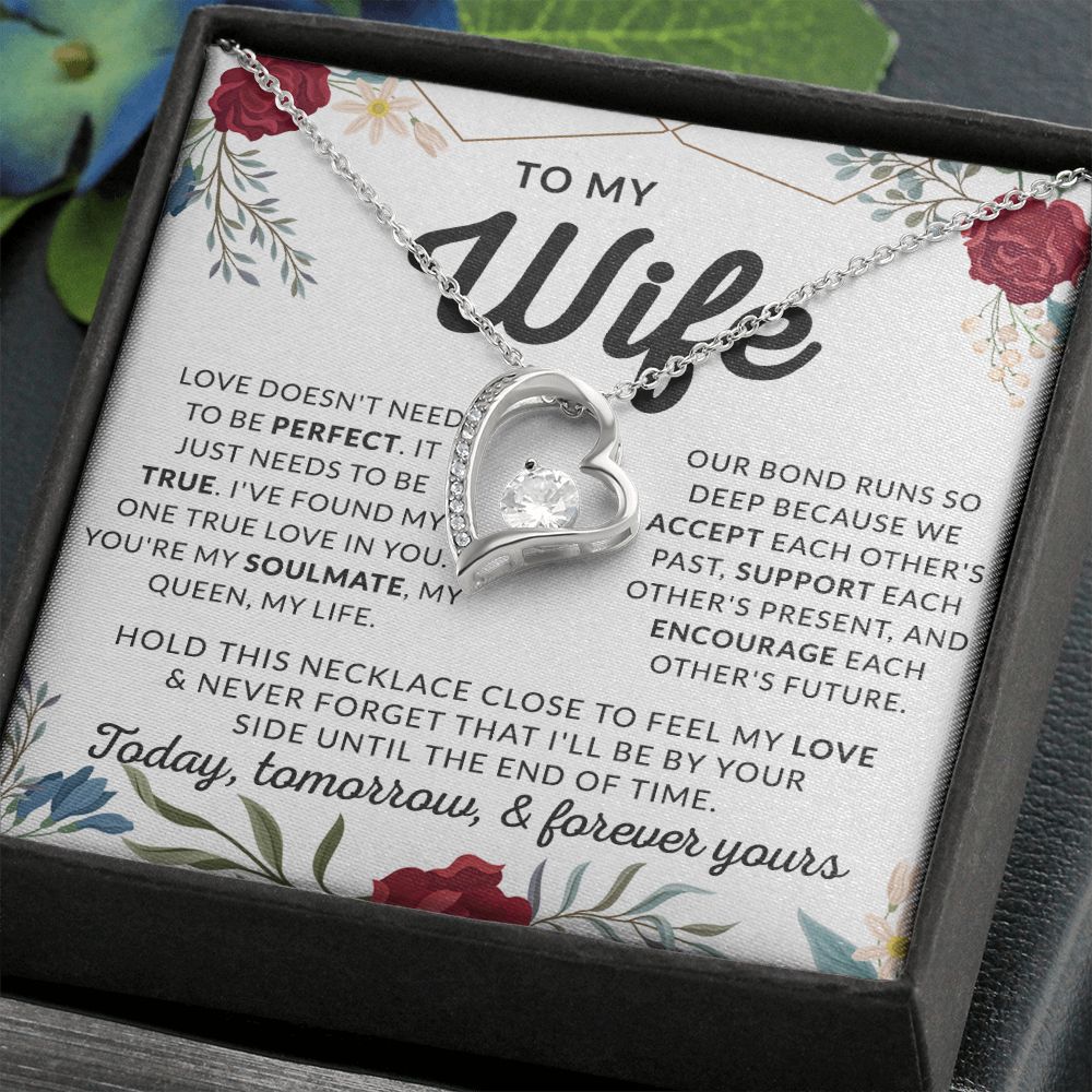 Eternal Hope Necklace To My Wife Gift, Necklace gift for her, Valentine's day 175138888386 Forever Love Necklace