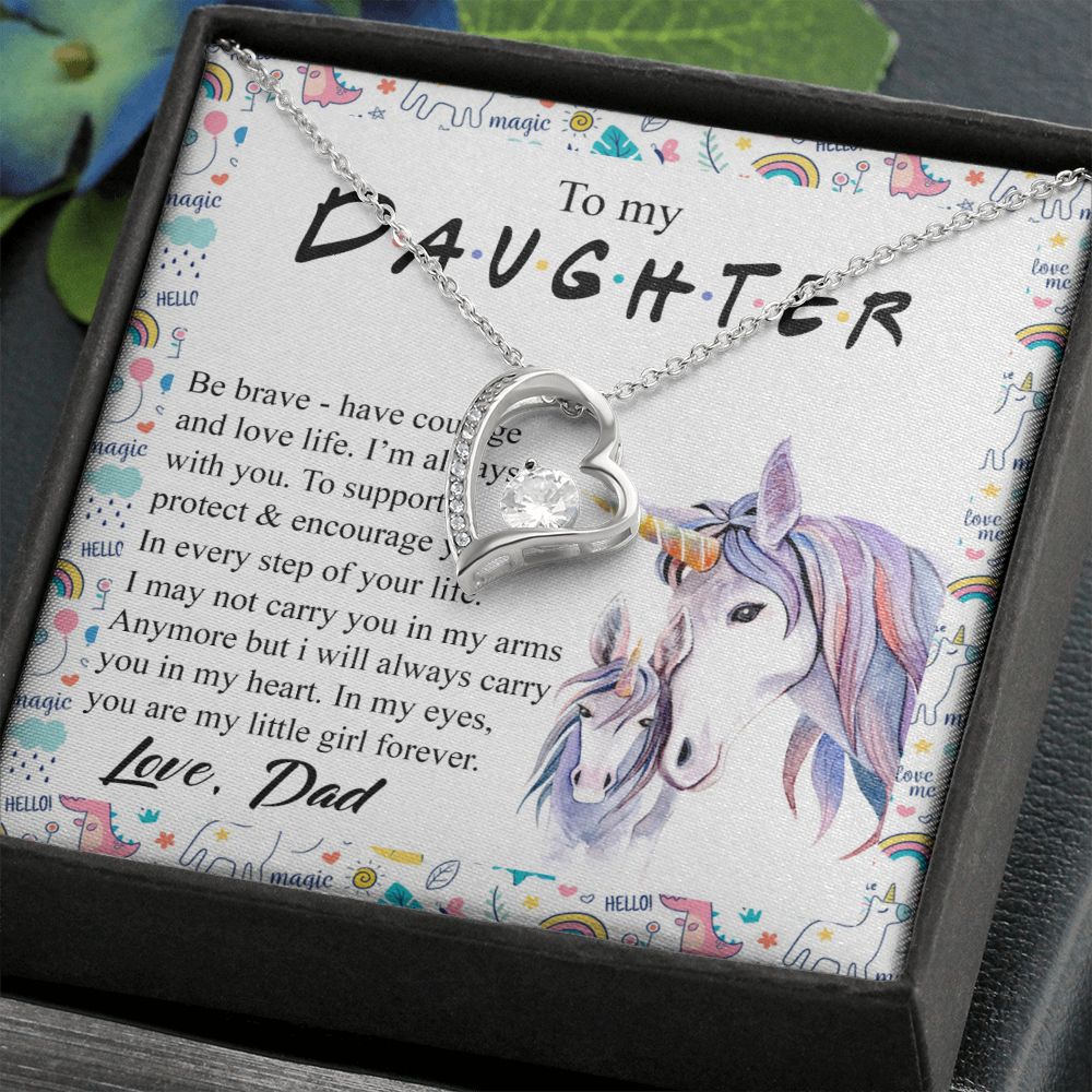 Mother Daughter Gift Ideas, To My Daughter Gift Necklace from Mom, Jewelry Pendant Present for Daughter, Birthday Christmas Gift Graduation Gifts for Daughters, Mother and Daughter Necklace 22 Forever Love Necklace