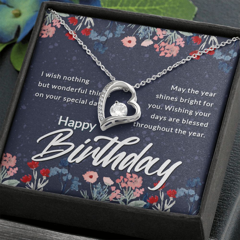 Mom Necklace Gifts for Mom from Daughter to Mom Gifts for Mothers Day from Daughter, To My Mom Necklace from Daughter to Mom Birthday Gifts Necklace with Message Card and Gift Box2230 Forever Love Necklace