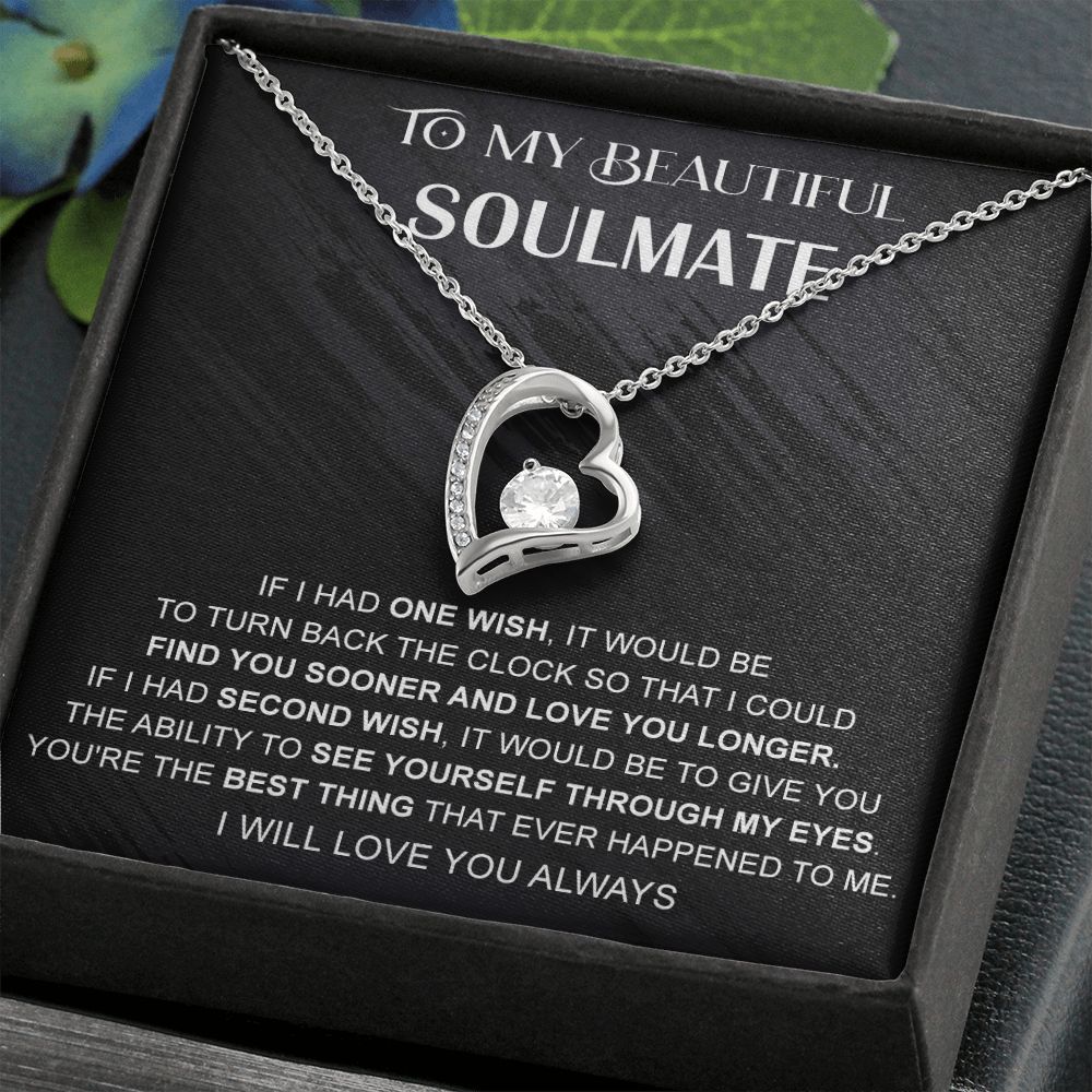 Eternal Hope Necklace, Valentine's Day Gift, Birthday Gift, Gift for Soulmate 175114050407 Forever Love Necklace
