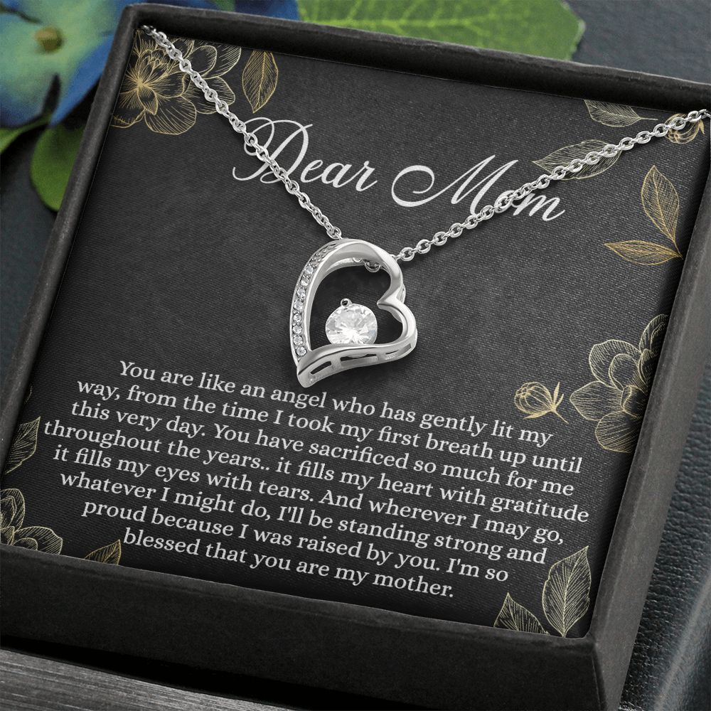 Mothers Day Gifts From Son Daughter Kids Gifts For Mom Birthday Unique Mothers Day Necklace Gift Idea Sentimental Mom Christmas Present Forever Love Necklace