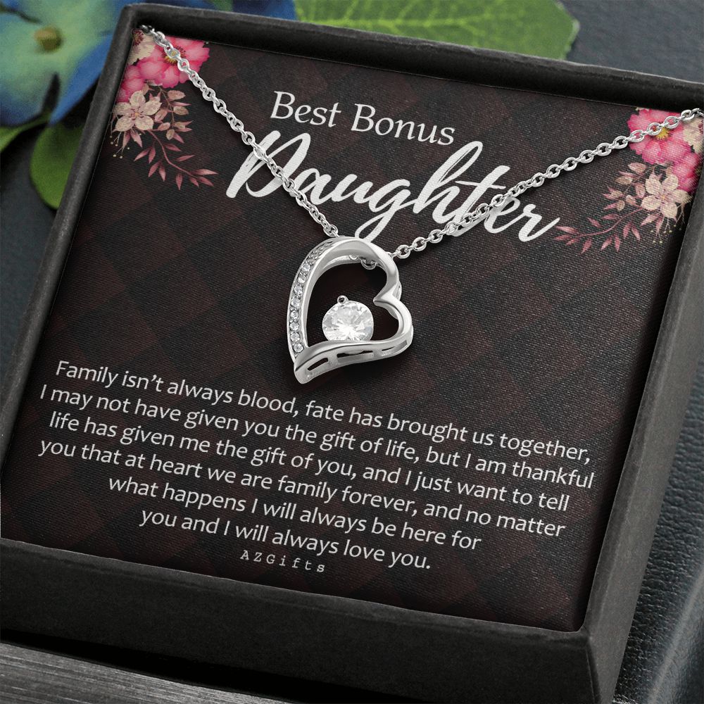 Daughter In Law Gifts Ideas, Daughter In Law Necklace, Gifts For Future Daughter In Law, Daughter In Law Birthday Gifts, Daughter-in-law Gifts From Mother In Law, Birthday Gifts For Daughter1 Forever Love Necklace