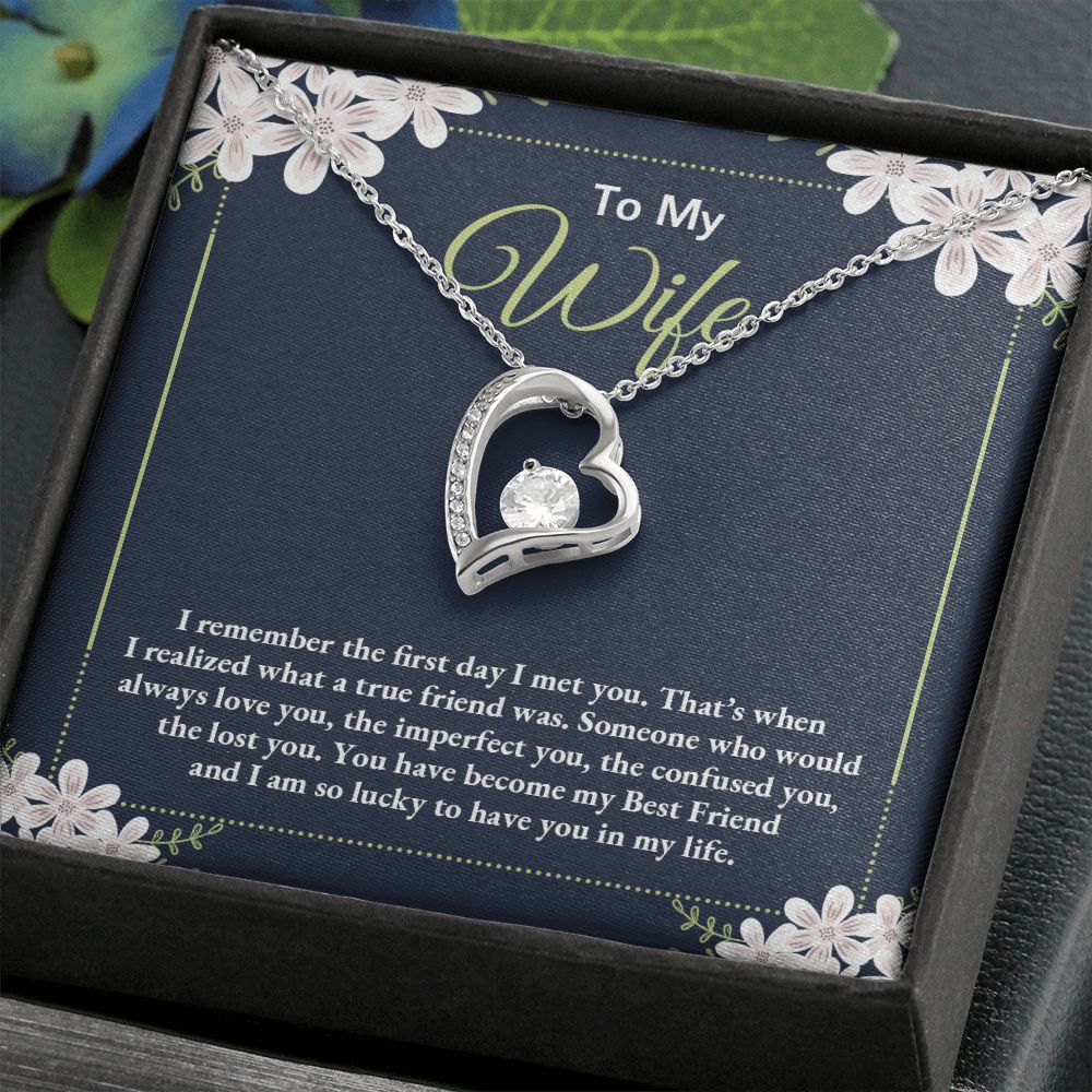 To My Wife Necklace Gift Alluring Beauty Necklace Birthday Gifts for Daughter 175146937086 Forever Love Necklace