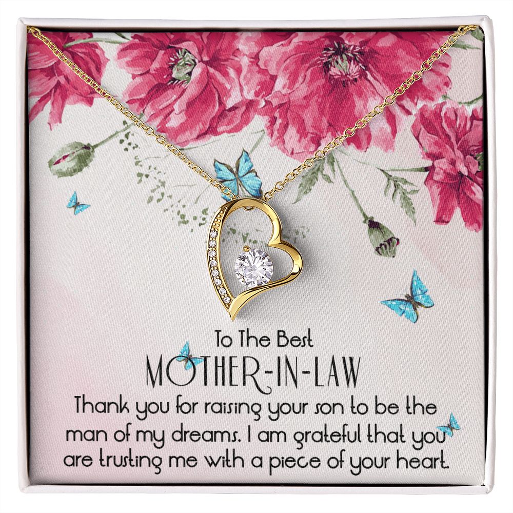 Mother in Law Necklace, Jewelry for Women, Future Mother in Law Gifts from Daughter in Law, Mother of Bride Gifts For Mother in Law, Birthday Gifts For Mother In Law From Daughter In Law1 Forever Love Necklace