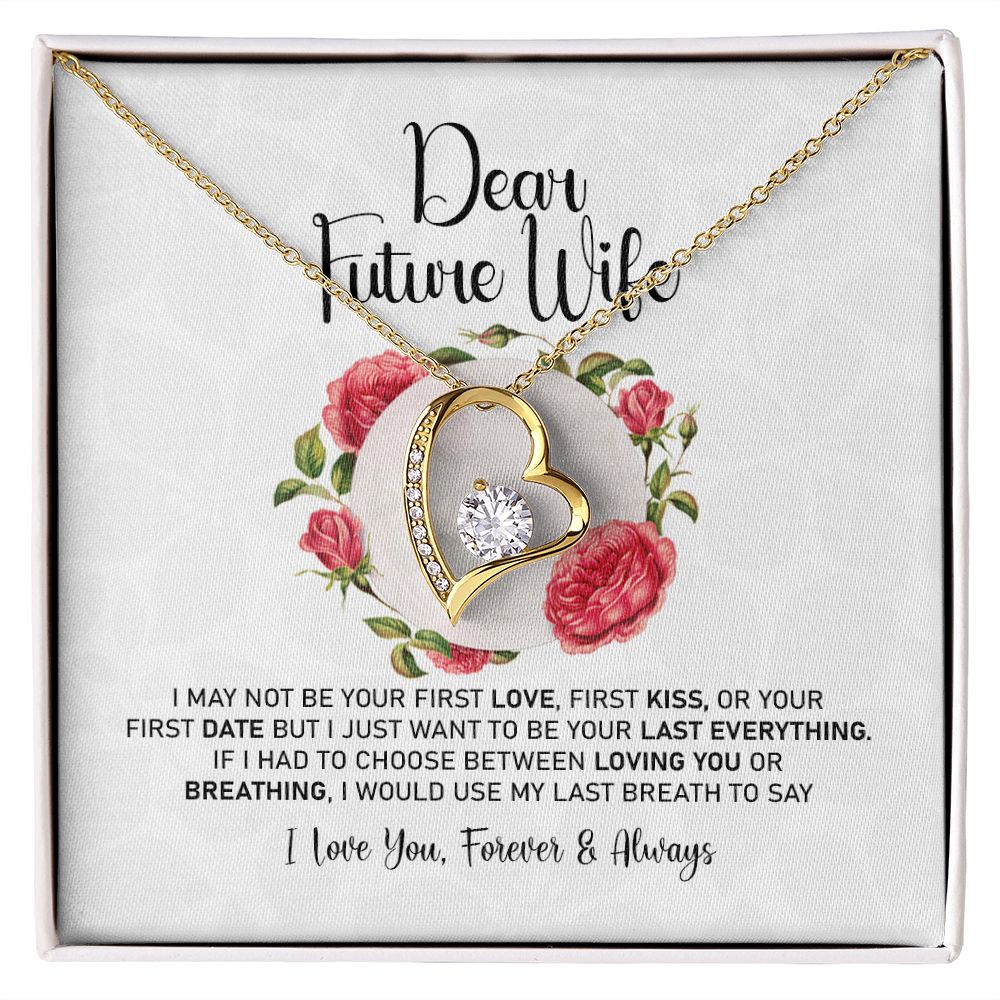 To My Girlfriend Necklace from Boyfriend To My Future Wife Necklace Jewelry For Girlfriend Gift For Girlfriend Gift for Her Romantic Birthday Valentines Day Gift For Girlfriend Gifts Necklaces 8 Forever Love Necklace