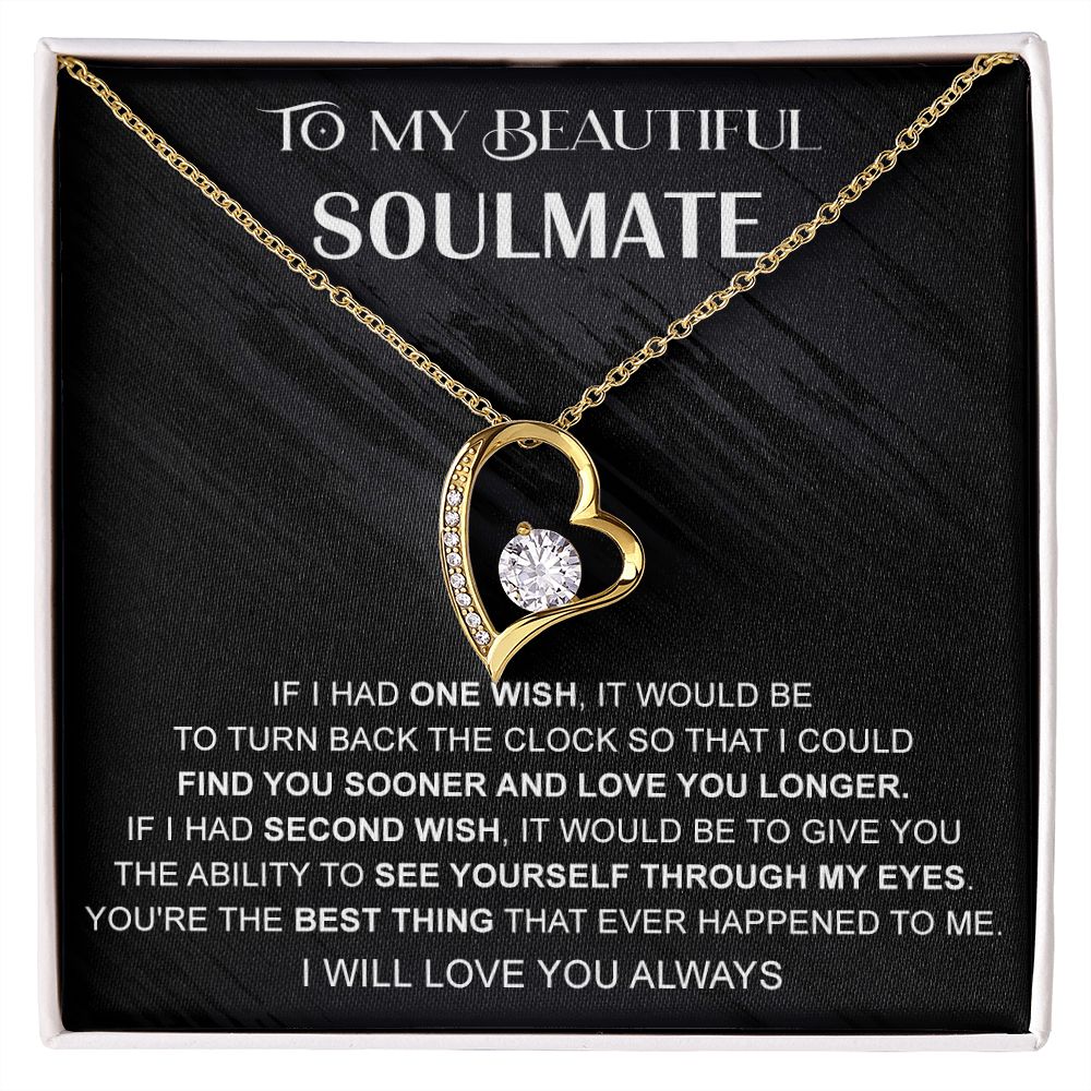 Eternal Hope Necklace, Valentine's Day Gift, Birthday Gift, Gift for Soulmate 175114050407 Forever Love Necklace