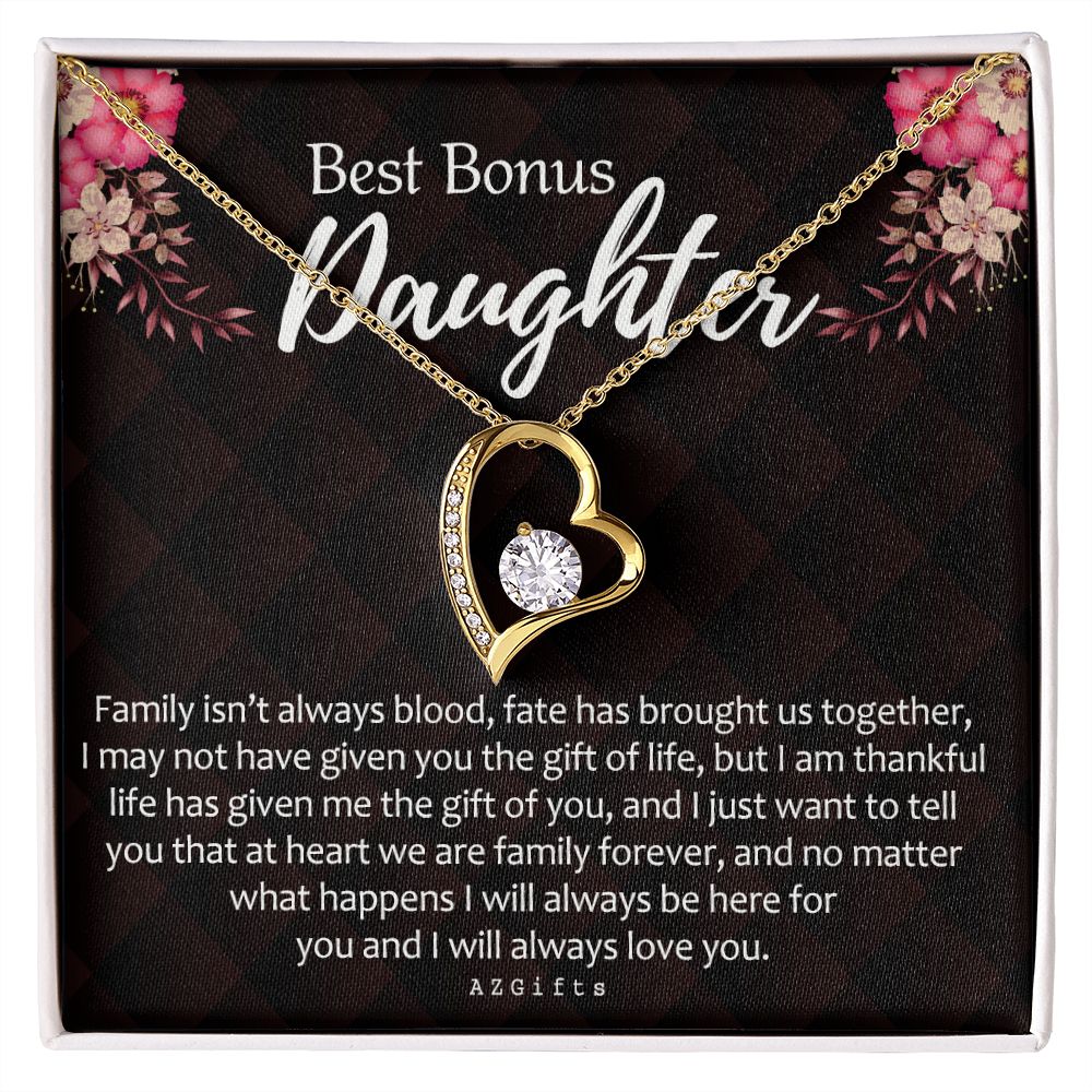 Daughter In Law Gifts Ideas, Daughter In Law Necklace, Gifts For Future Daughter In Law, Daughter In Law Birthday Gifts, Daughter-in-law Gifts From Mother In Law, Birthday Gifts For Daughter1 Forever Love Necklace
