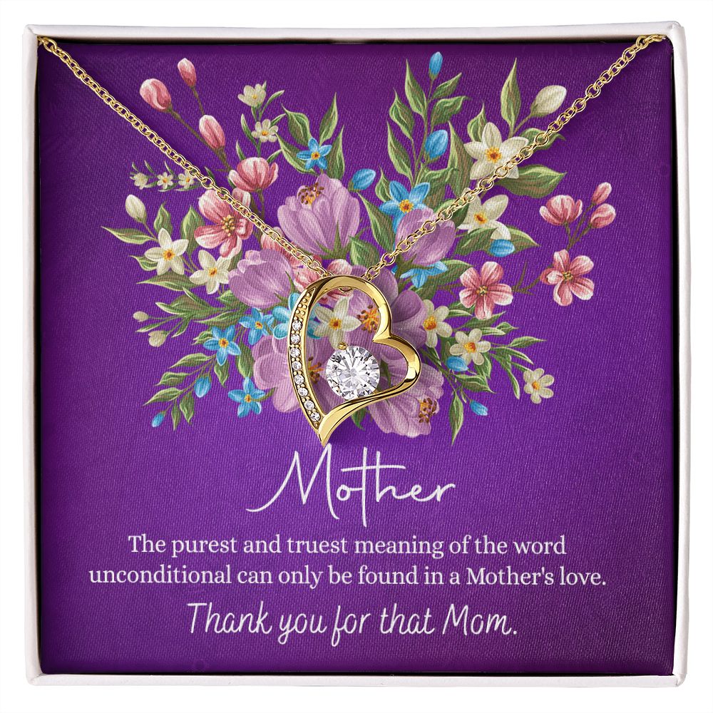 Happy Mother's Day Gift for Mom from Daughter Message Card Necklace Gift Idea Mother Jewelry Mom Necklace from Daughter To My Mom Love Knot Necklace Pendant Forever Love Necklace