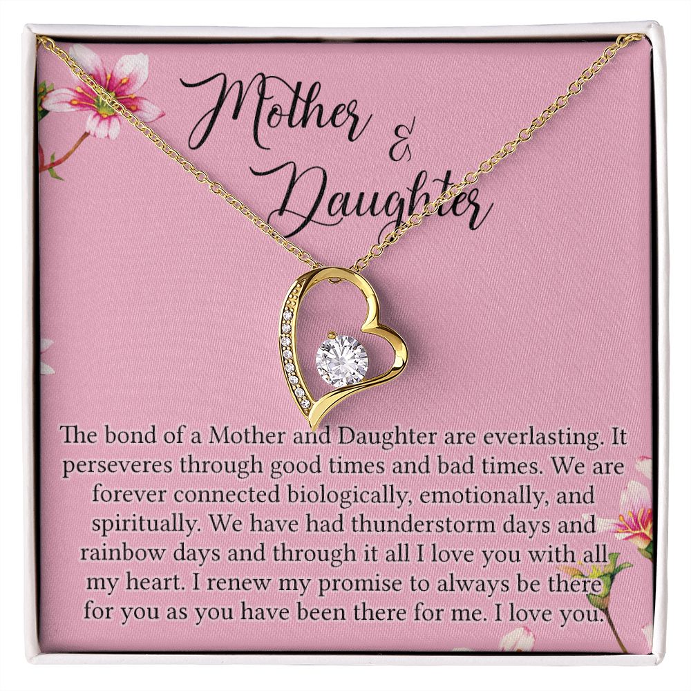 To My Mother Mom Bestfriend Best Mommy Mother In Law Stepmom For Mothers Day Birthday From Son Daughter Stepson Stepdaughter Necklace Gift Forever Love Necklace