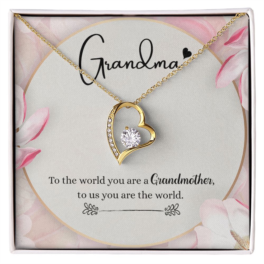 To My Grandma Necklace, Gift for Grandmother Necklace, Mothers Day Gift For Grandma Nana, Grandma Jewelry From Grandchildren GrandKids , Jewelry Box Gift For Grandma Grandmother8 Forever Love Necklace