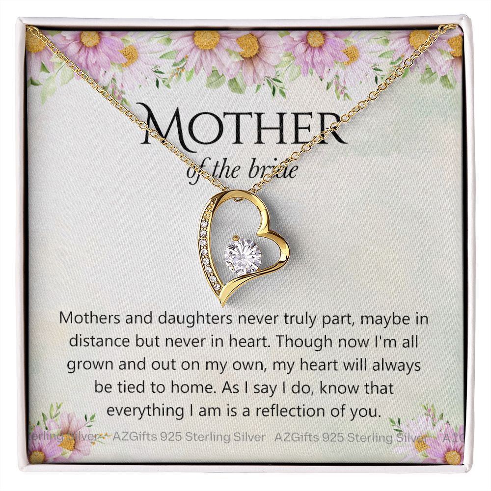 Mother Of The Bride Gift, Mother Of The Bride, Mother Of The Bride Gifts, Gift For Mother Of The Bride, Mother Of Bride Jewelry Forever Love Necklace