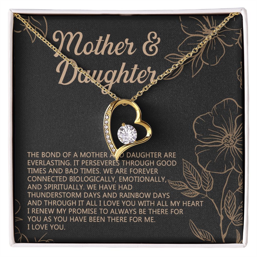 Mother Daughter Necklace Mothers day Necklace Mother Daughter Gift Mother Daughter Jewelry Gift For Daughter From Mom Daughter Mother Forever Love Necklace