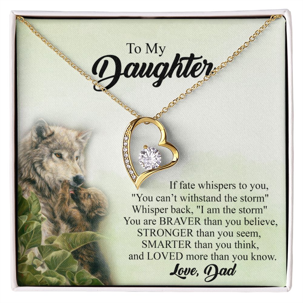 Mother Daughter Gift Ideas, To My Daughter Gift Necklace from Mom, Jewelry Pendant Present for Daughter, Birthday Christmas Gift Graduation Gifts for Daughters, Mother and Daughter Necklace 27 Forever Love Necklace