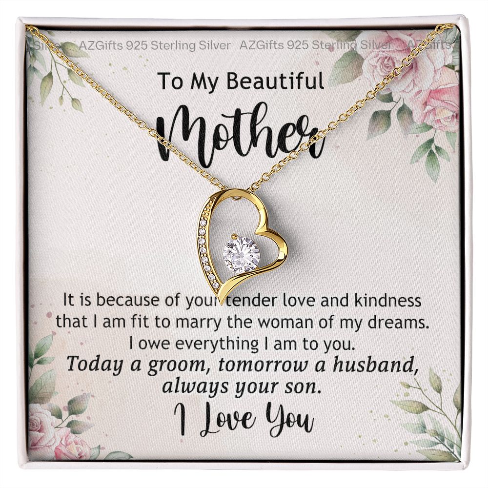 Mother Of The Groom Gift, Mother Of The Groom, Mother Of The Groom Gifts, Gift For Mother Of The Groom, Mother Of Groom Forever Love Necklace