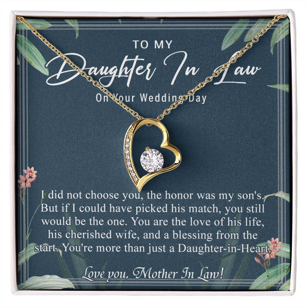 Daughter In Law Gifts Ideas, Daughter In Law Necklace, Gifts For Future Daughter In Law, Daughter In Law Birthday Gifts, Daughter-in-law Gifts From Mother In Law, Birthday Gifts For Daughter6 Forever Love Necklace