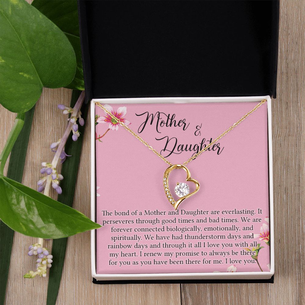 To My Mother Mom Bestfriend Best Mommy Mother In Law Stepmom For Mothers Day Birthday From Son Daughter Stepson Stepdaughter Necklace Gift Forever Love Necklace