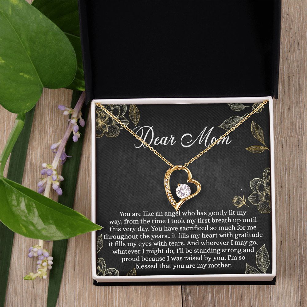 Mothers Day Gifts From Son Daughter Kids Gifts For Mom Birthday Unique Mothers Day Necklace Gift Idea Sentimental Mom Christmas Present Forever Love Necklace