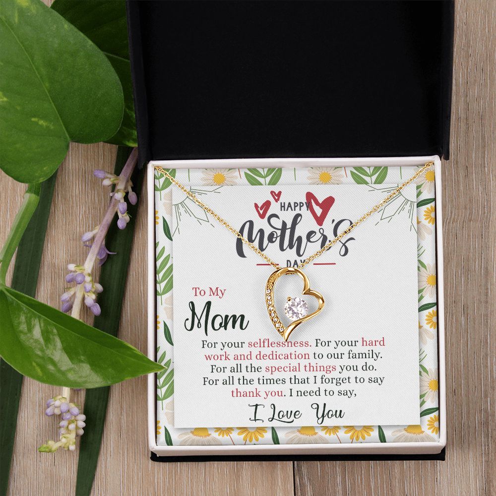 Mom Necklace Gift Best Mother Gifts From Kids  Mommy Gifts Mom Birthday Gift Children Jewelry Set Mother’s Day Gift For Her Forever Love Necklace