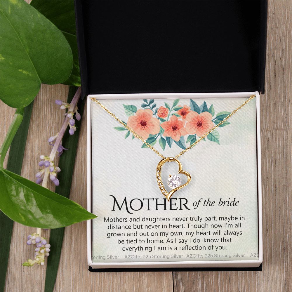 Mother Of The Bride Gift, Mother Of The Bride, Mother Of The Bride Gifts, Gift For Mother Of The Bride, Mother Of Bride Jewelry2 Forever Love Necklace