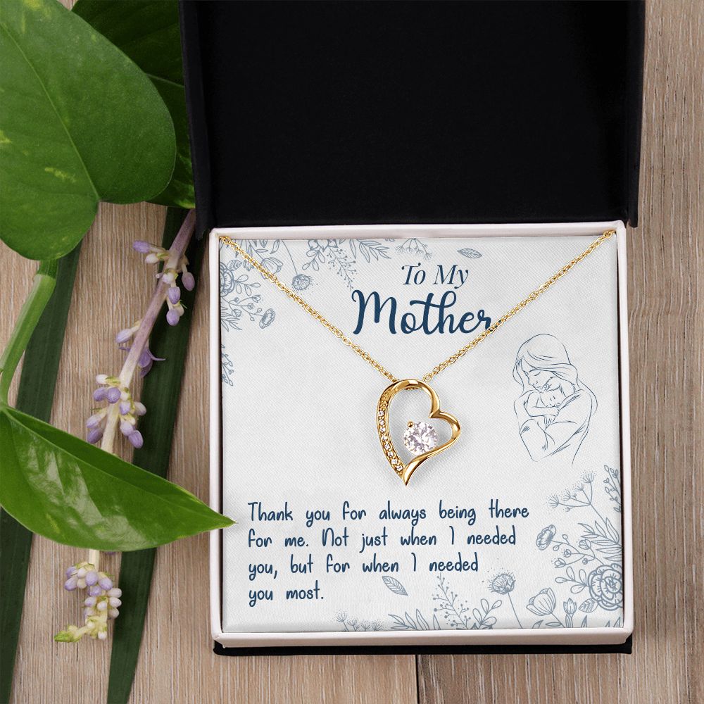 To My Mom Necklace Pendant Gift From Daughter Necklace I Needed You Most Gift For To Mom Happy Mother's Day Mother In Law Gift On Birthday Anniversary Gift 30821 Forever Love Necklace