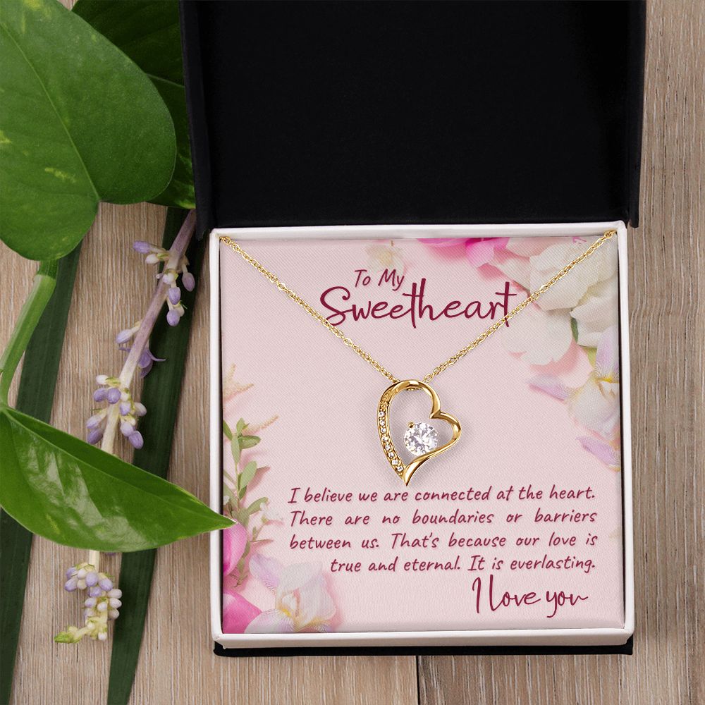 To My Wife Necklace from Husband, Personalized Necklace for Women, Luxury Necklace for Wife from Man Men, Wedding Anniversary Present For Wife, Beautiful Wife Jewelry Christmas Birthday Gift For Wife19 Forever Love Necklace