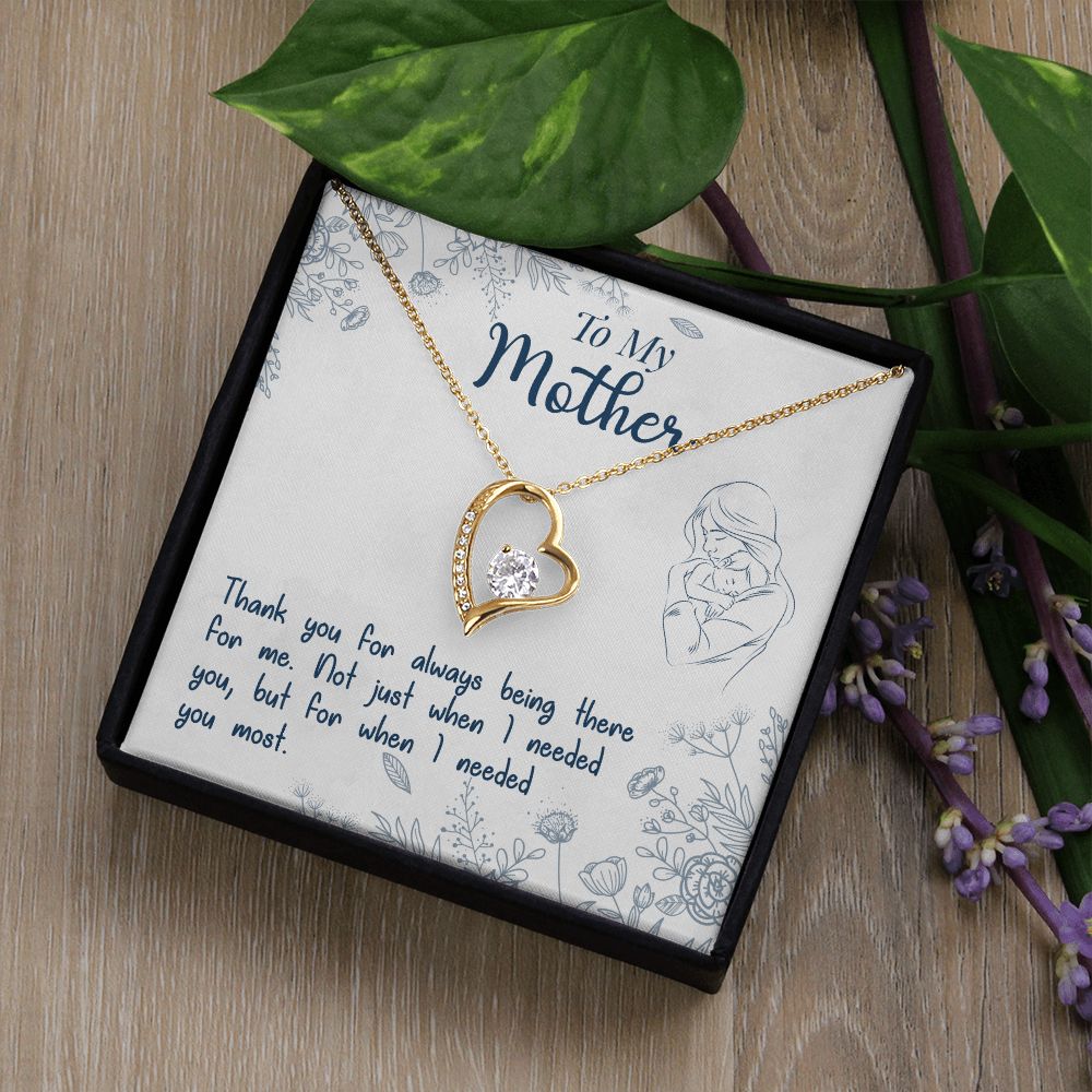 To My Mom Necklace Pendant Gift From Daughter Necklace I Needed You Most Gift For To Mom Happy Mother's Day Mother In Law Gift On Birthday Anniversary Gift 30821 Forever Love Necklace