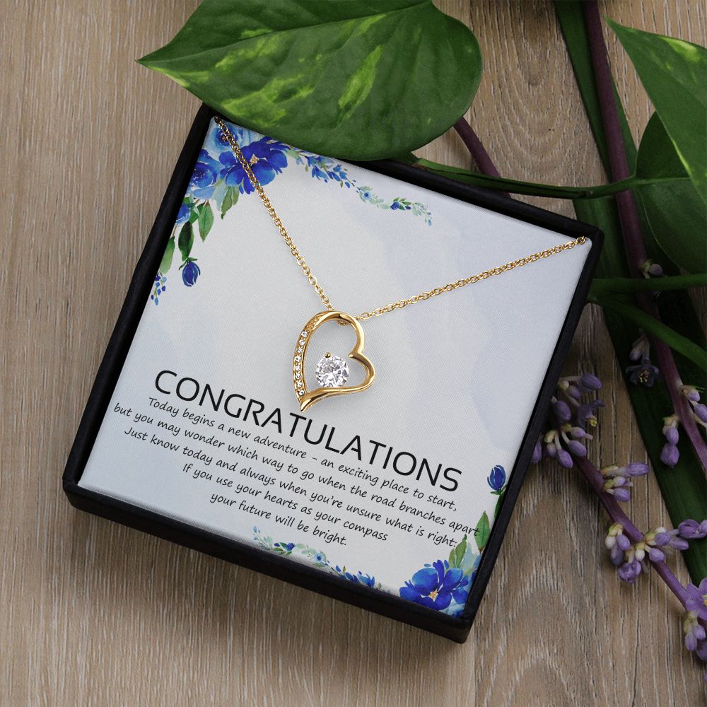 Graduation Compass Necklace - Perfect gift to say congratulations to high school Congrats Graduation Pendants Gift For Daughter, Granddaughter, Niece, Sister Forever Love Necklace