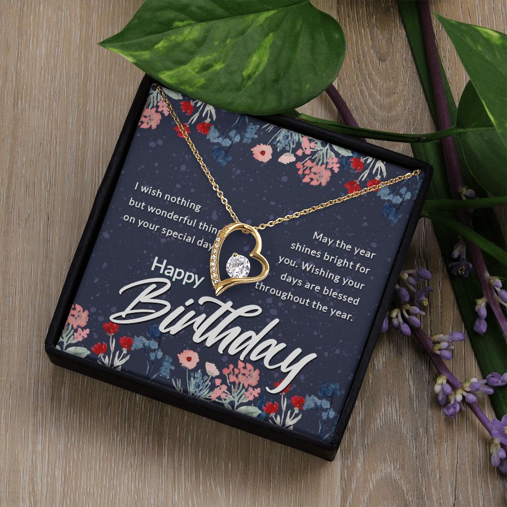 Mom Necklace Gifts for Mom from Daughter to Mom Gifts for Mothers Day from Daughter, To My Mom Necklace from Daughter to Mom Birthday Gifts Necklace with Message Card and Gift Box2230 Forever Love Necklace