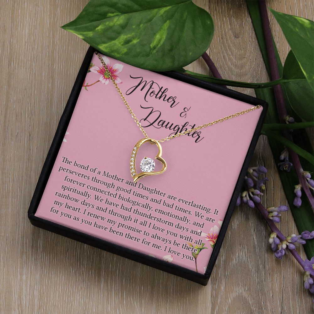 To My Mother Mom Bestfriend Best Mommy Mother In Law Stepmom For Mothers Day Birthday From Son Daughter Stepson Stepdaughter Necklace Gift Forever Love Necklace